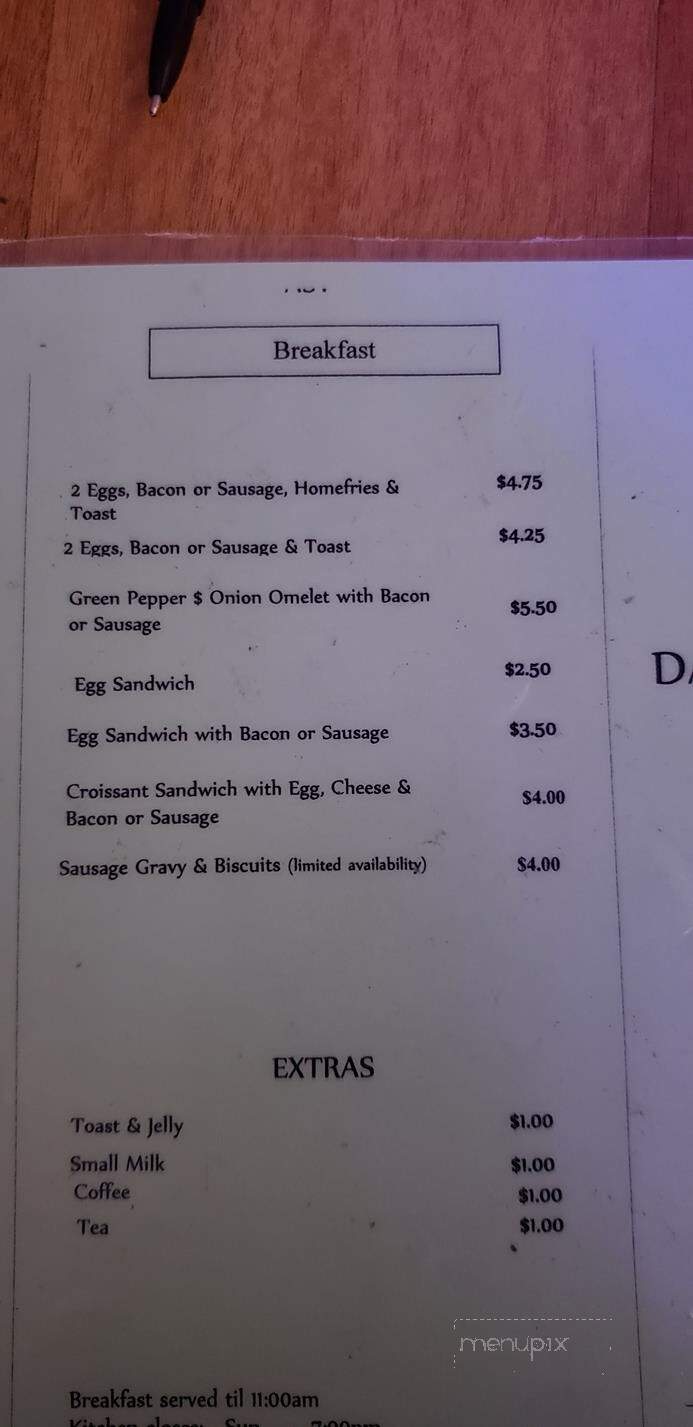 Kaman's Korner - Sandusky, OH menu_pic