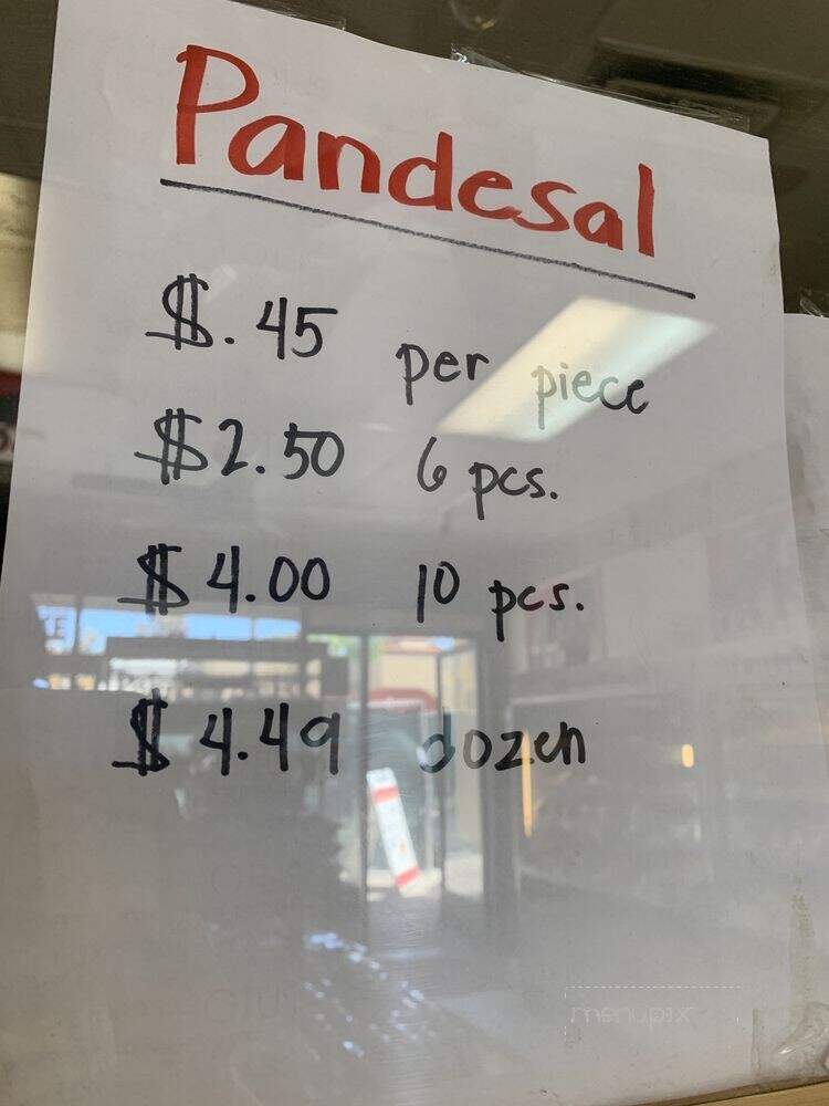 Bread Deluxe Bakery - National City, CA menu_pic