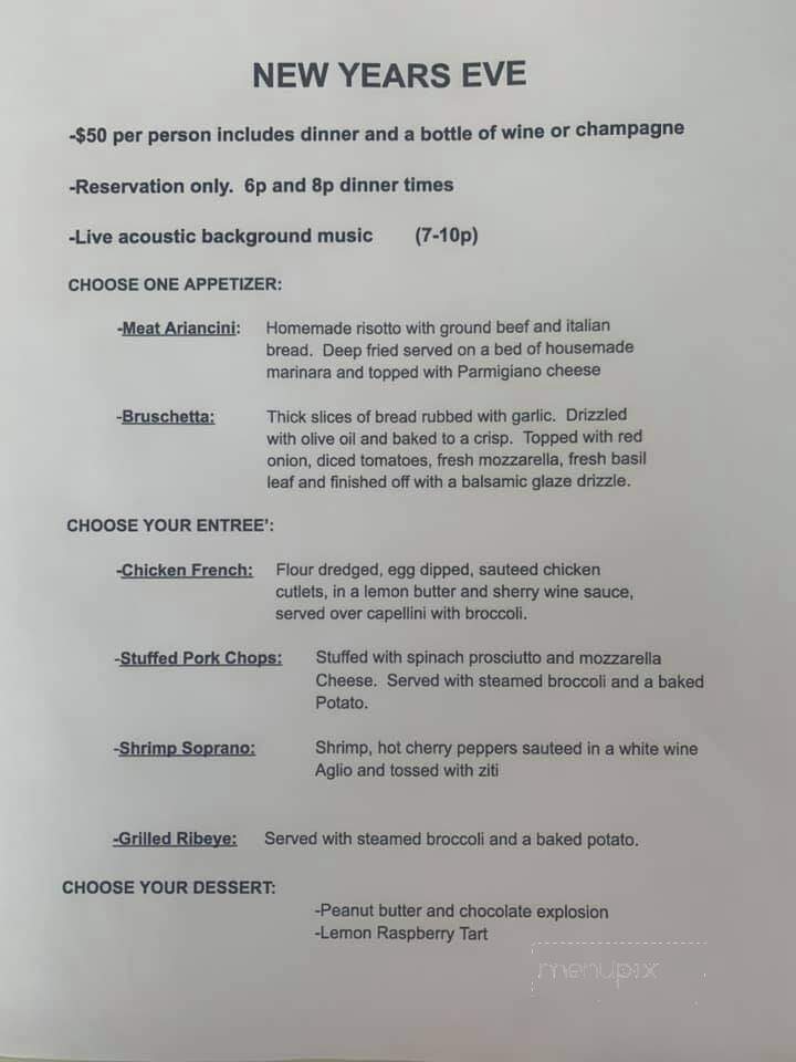 Kyle's Wigwam - Pulaski, NY menu_pic