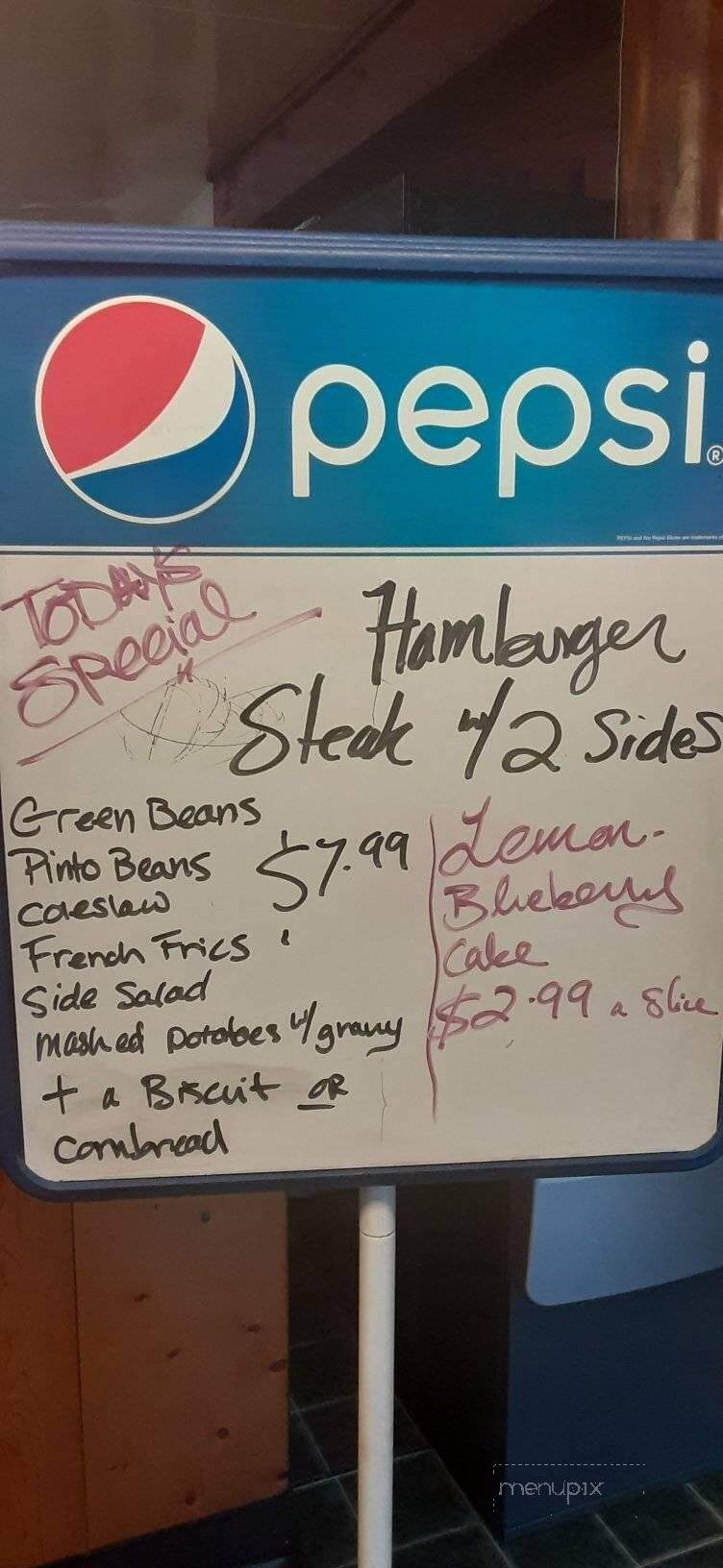 Little Creek Cafe - Mars Hill, NC menu_pic