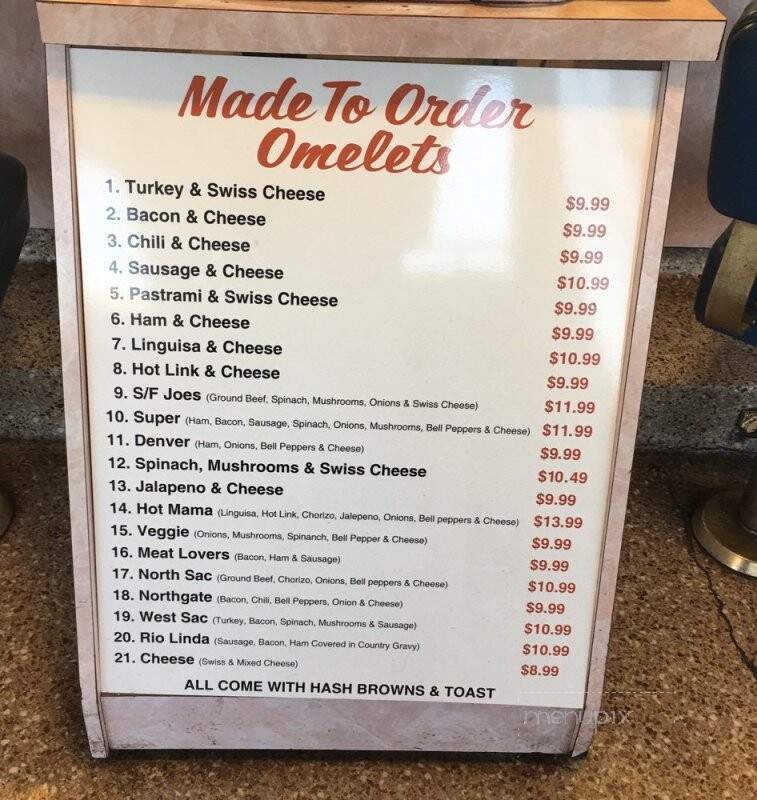Lil Joe's Over Million Steaks - Sacramento, CA menu_pic