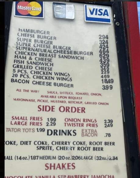 Burger Barn - Hawthorne, FL menu_pic
