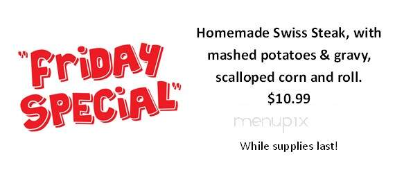Sidney's - Sidney, MI menu_pic