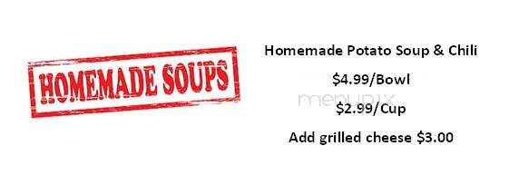 Sidney's - Sidney, MI menu_pic