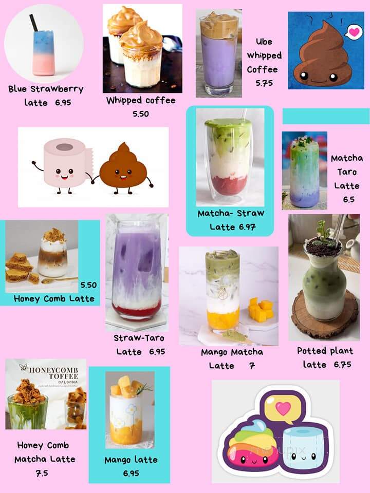 Poop Cafe - Oakville, ON menu_pic