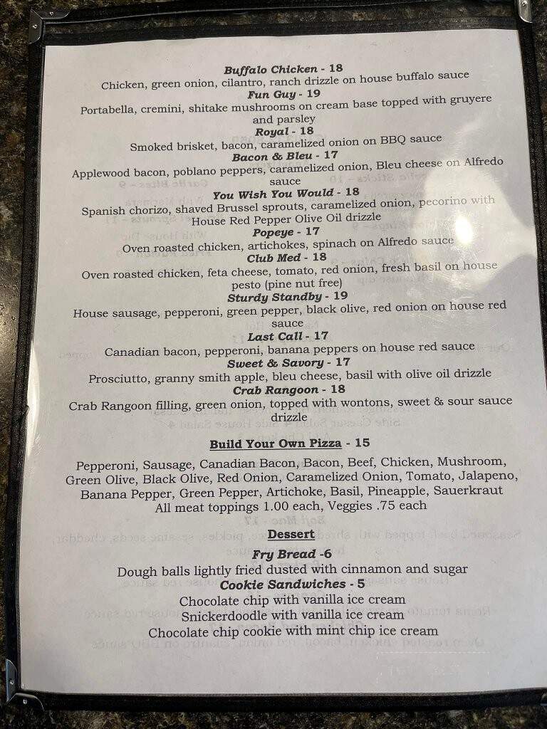 Okoboji Dough Co - Arnolds Park, IA menu_pic