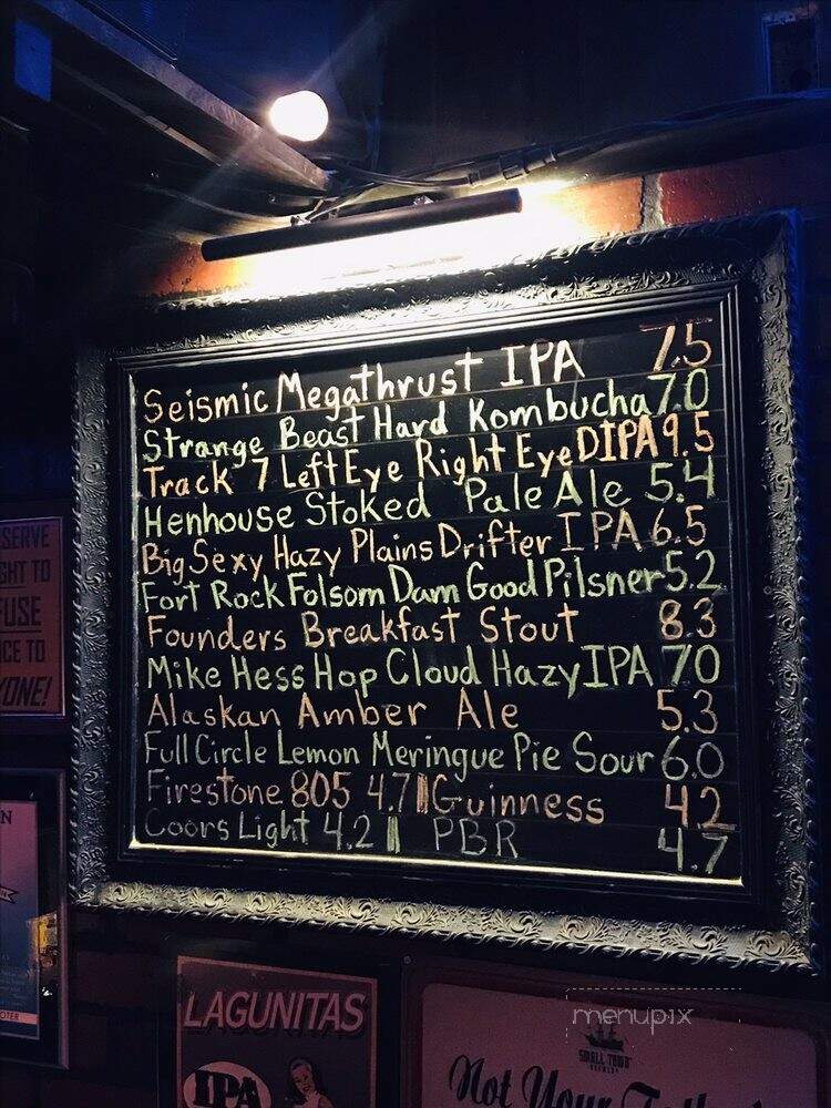 Stockman Club - Fair Oaks, CA menu_pic