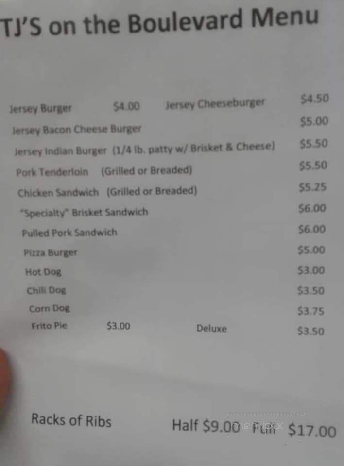 Jersey's - Camanche, IA menu_pic