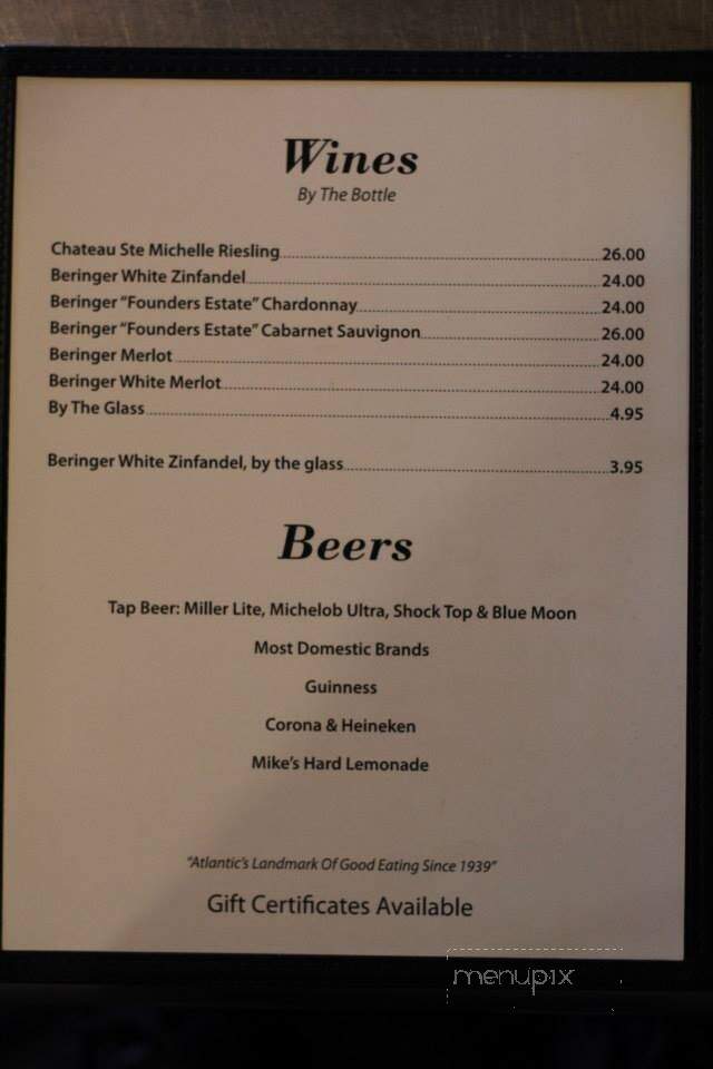 Oinkers Lounge & Grill - Atlantic, IA menu_pic