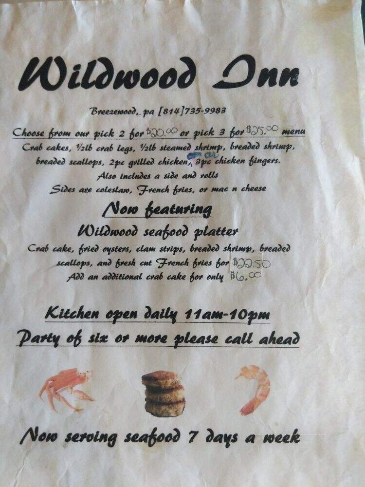 Wildwood Inn Restaurant - Breezewood, PA