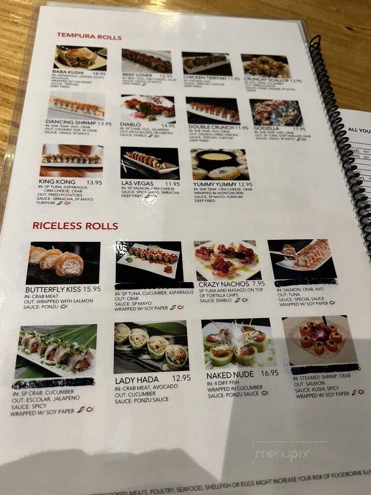 Sushi Kushi - Carrollton, TX menu_pic