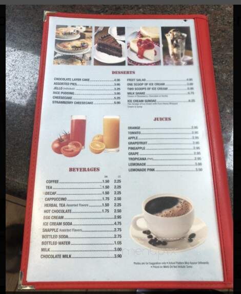 George's Diner Cafe - Bronx, NY menu_pic