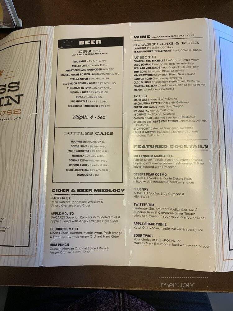 Cross Grain Brew House - Richmond, VA menu_pic