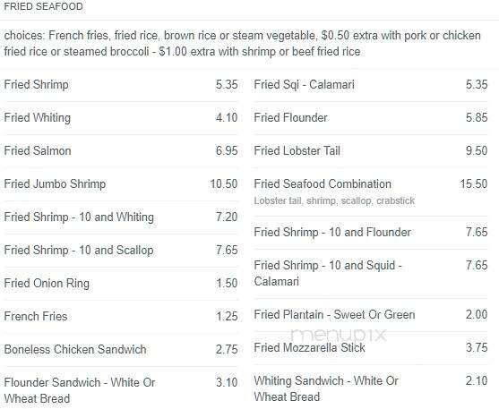 Xing & Hui Linda's Kitchen - Bronx, NY menu_pic