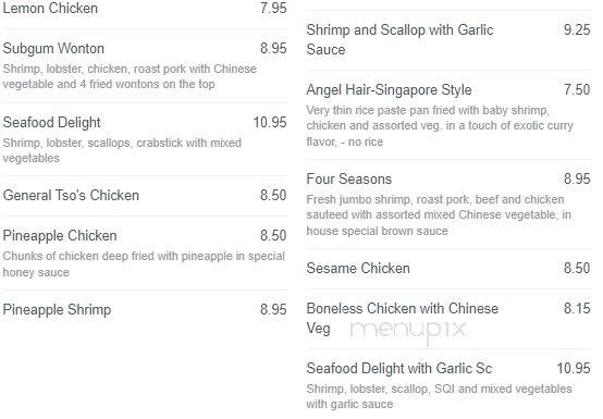 Xing & Hui Linda's Kitchen - Bronx, NY menu_pic