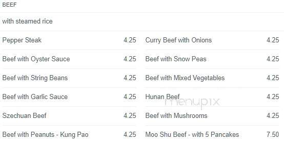 Xing & Hui Linda's Kitchen - Bronx, NY menu_pic