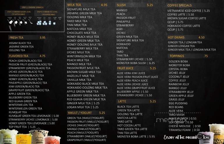 Ding Tea Nola - Harvey, LA menu_pic