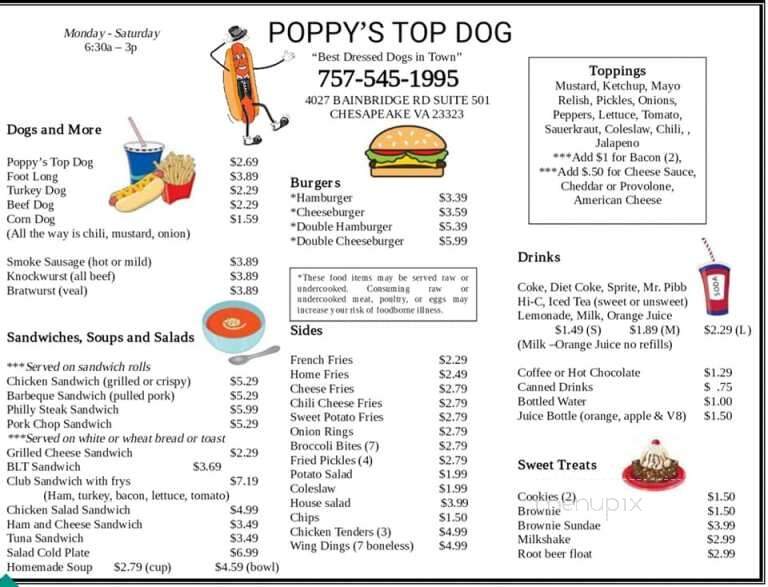 Poppy's Top Dog - Chesapeake, VA