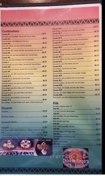 La Hacienda Orange City - Orange City, FL menu_pic