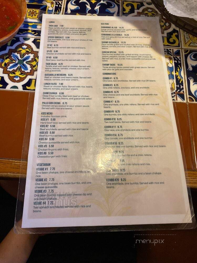 La Hacienda Orange City - Orange City, FL menu_pic