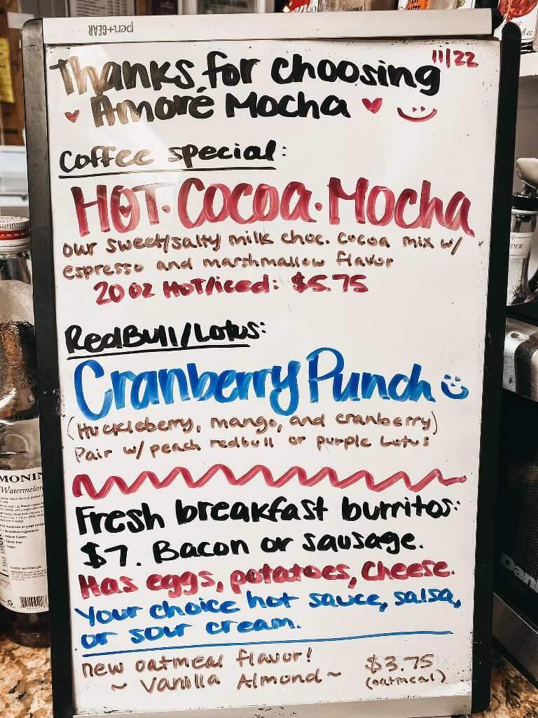 Amore Mocha - Soldotna, AK menu_pic
