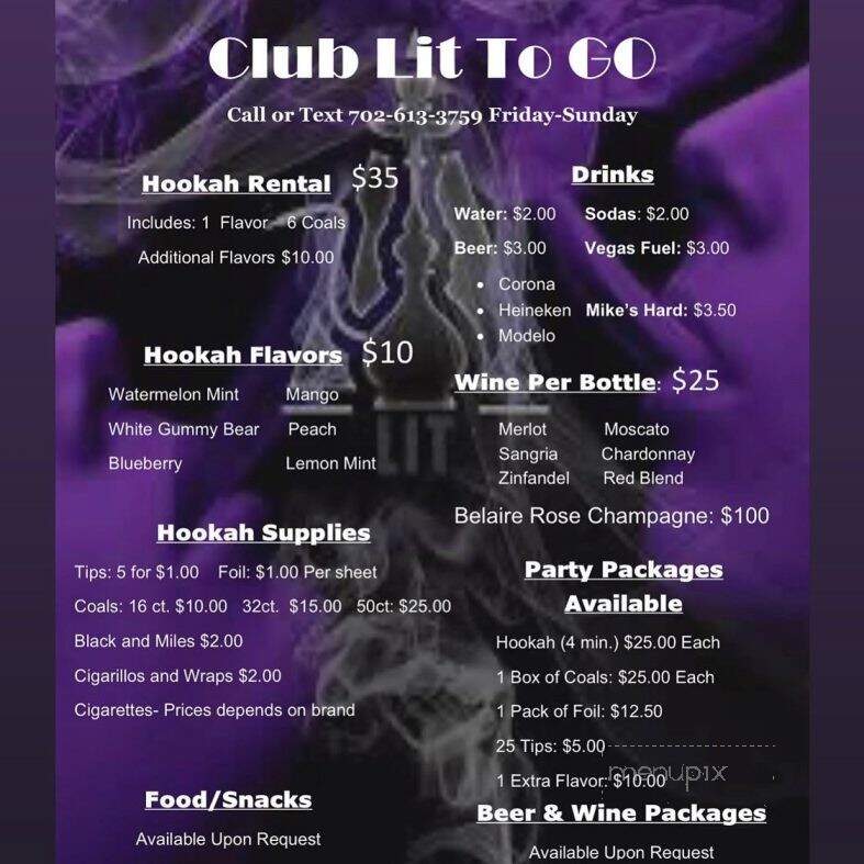 Club Lit Hookah Lounge - North Las Vegas, NV