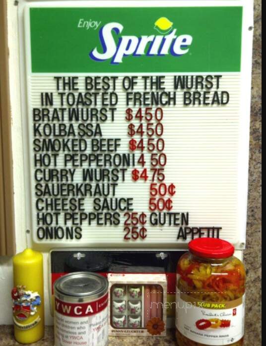 Old Munich German Sausage House - Calgary, AB menu_pic