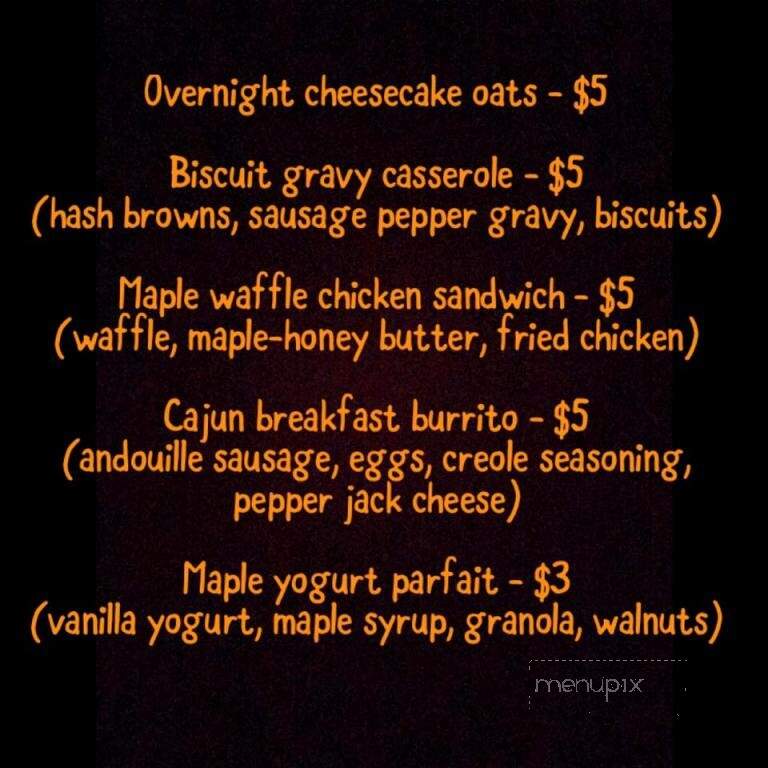 The Loaded Toad - Glasgow, MT menu_pic