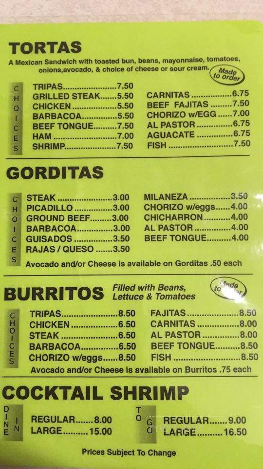 El Olmito Mexican Grocery - Muscatine, IA menu_pic