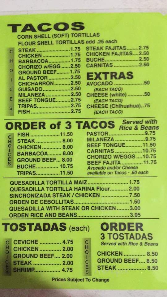 El Olmito Mexican Grocery - Muscatine, IA menu_pic