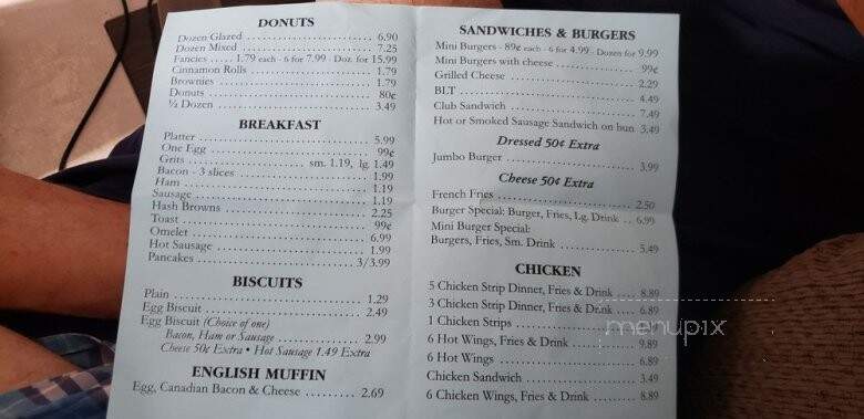 Southshore Donuts - New Orleans, LA menu_pic