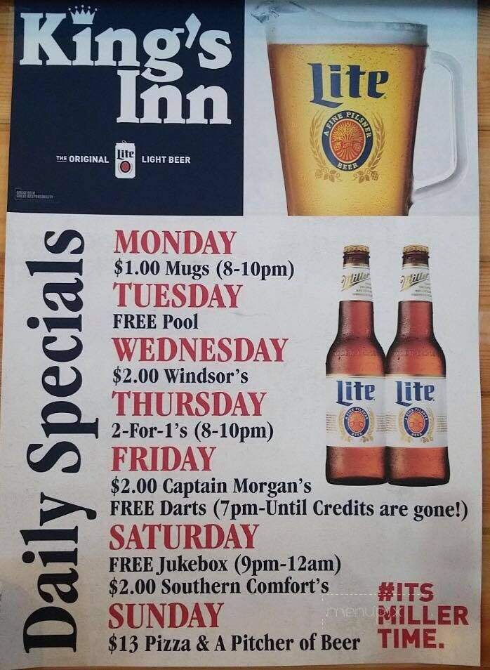King's Inn - New Auburn, WI menu_pic