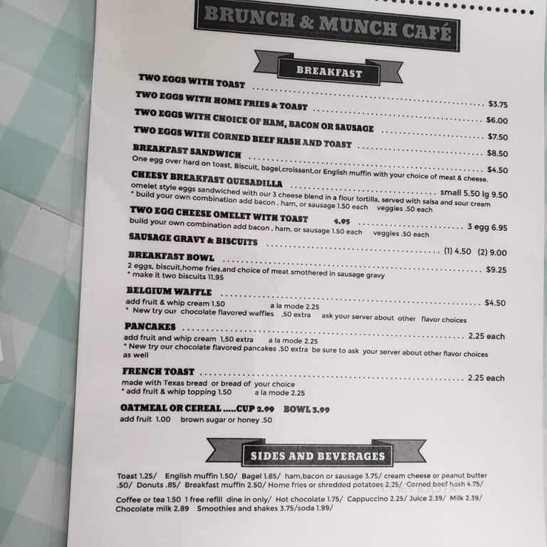 Avoca Diner - Avoca, NY menu_pic