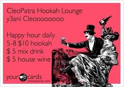 Cleopatra Hookah Lounge - Orlando, FL menu_pic