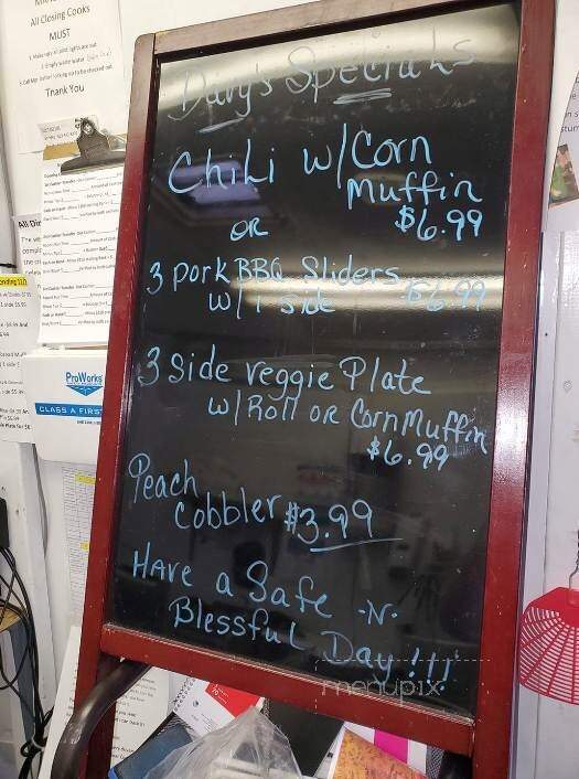 Davy Crockett Travel Center & Restaurant - Greeneville, TN menu_pic