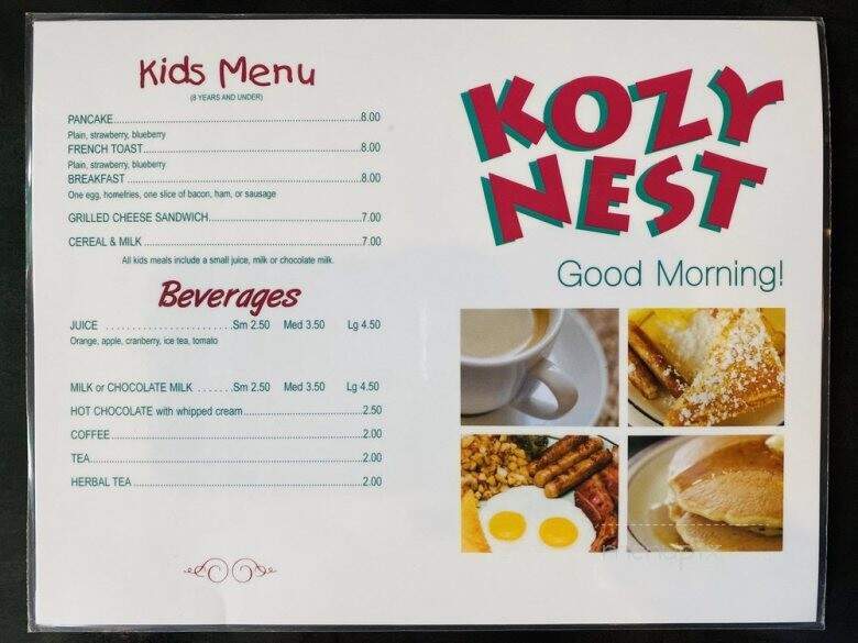 Kozy Nest Restaurant - Ottawa, ON