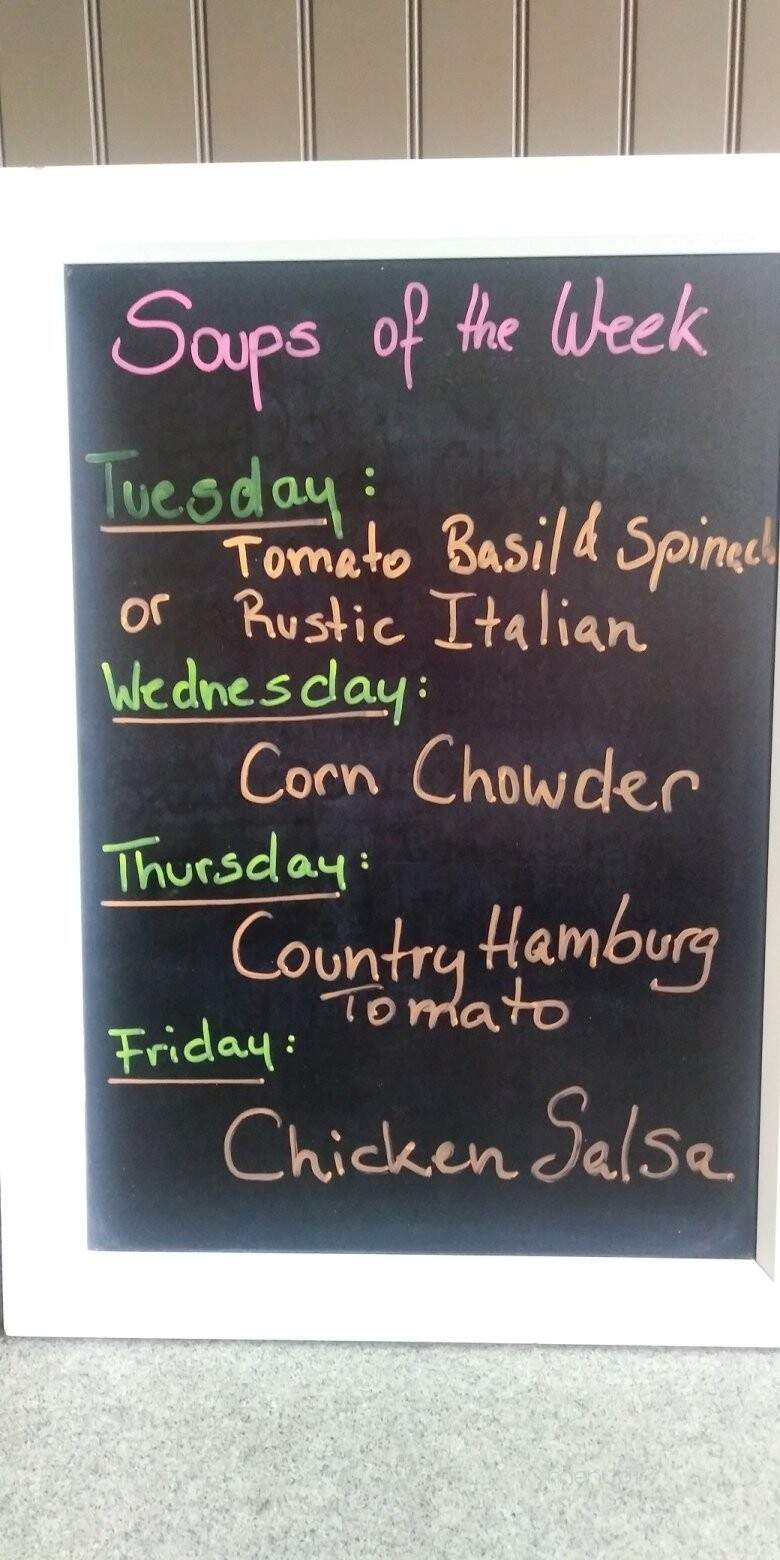 Coffee Bean Kitchen - New Glasgow, NS menu_pic