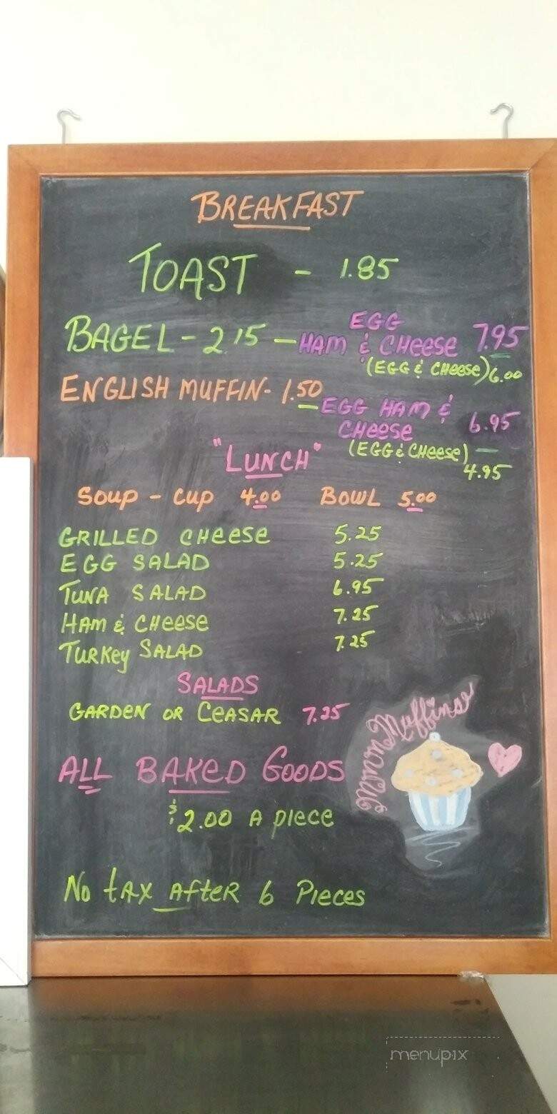 Coffee Bean Kitchen - New Glasgow, NS menu_pic