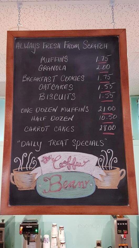 Coffee Bean Kitchen - New Glasgow, NS menu_pic