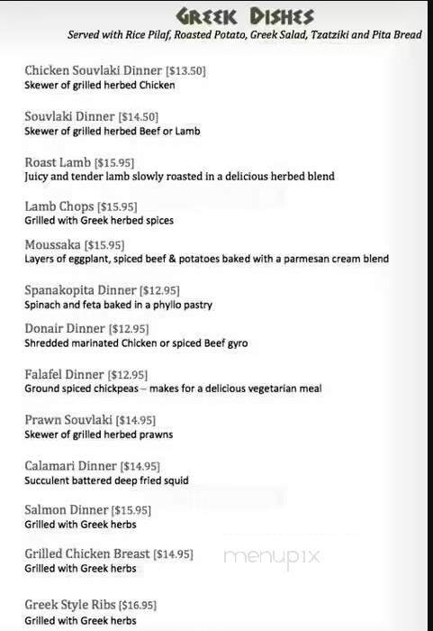 Donair Pizza Restaurant - Vancouver, BC menu_pic