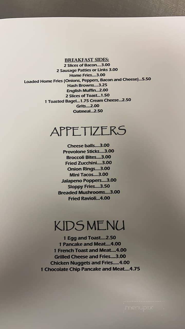 Calandrella's Restaurant - Avonmore, PA menu_pic