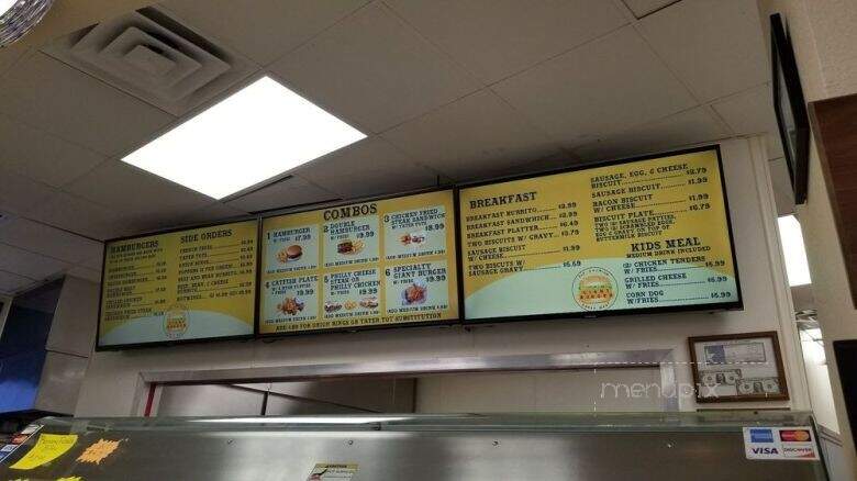 Giant Burger - Rhome, TX menu_pic