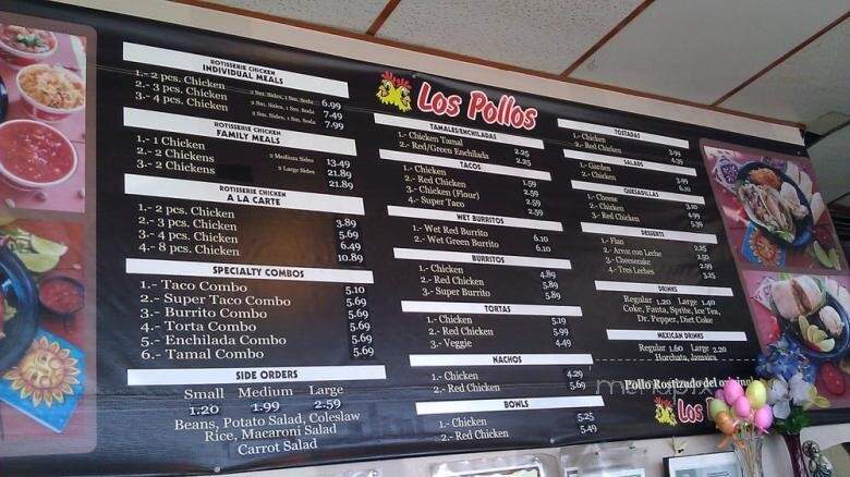 Los Pollos - Bell, CA menu_pic