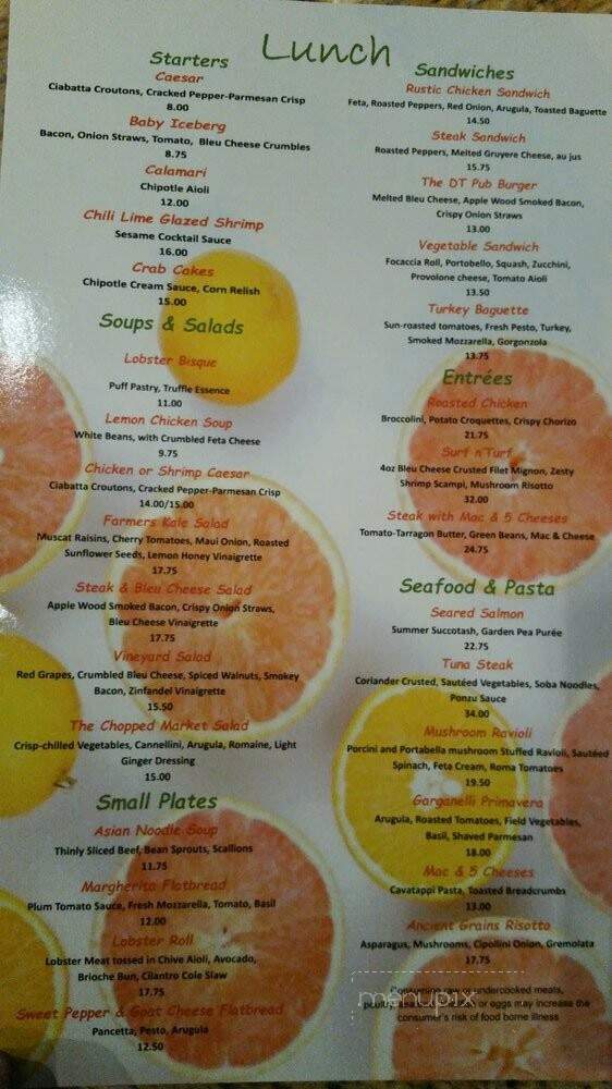Citrus West At The Double Tree - Ontario, CA menu_pic