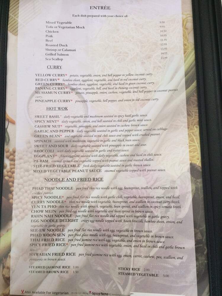 Thai Basil - Capitola, CA menu_pic