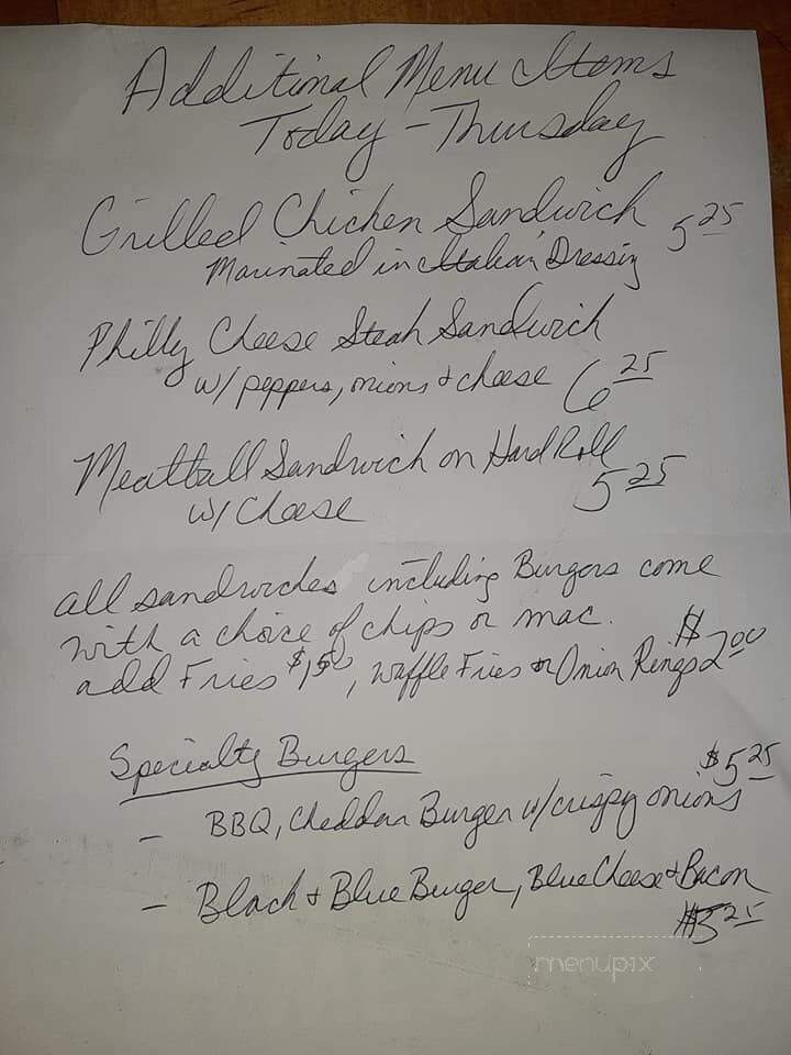 Barnard Crossing Bar & Grill - Rochester, NY menu_pic