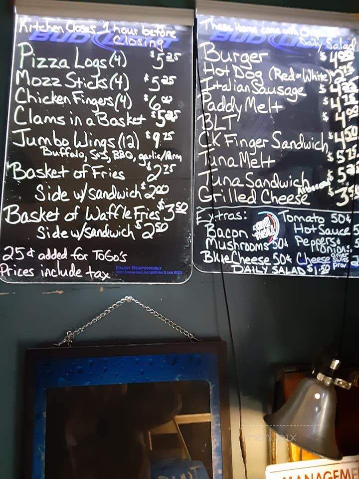 Barnard Crossing Bar & Grill - Rochester, NY menu_pic
