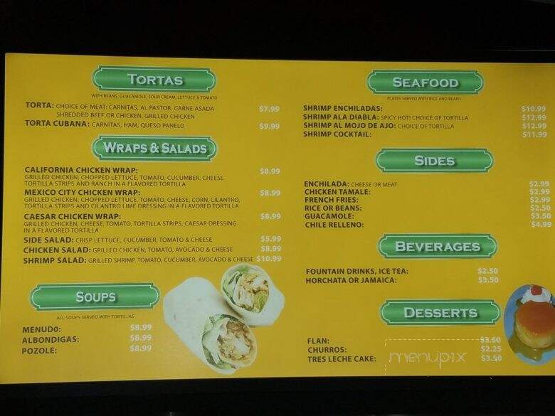 Casa Juanchos - Chino Hills, CA menu_pic