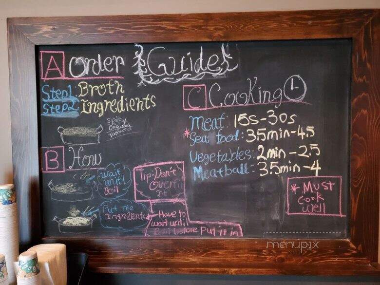 Happy Lamb Hot Pot - Naperville, IL menu_pic
