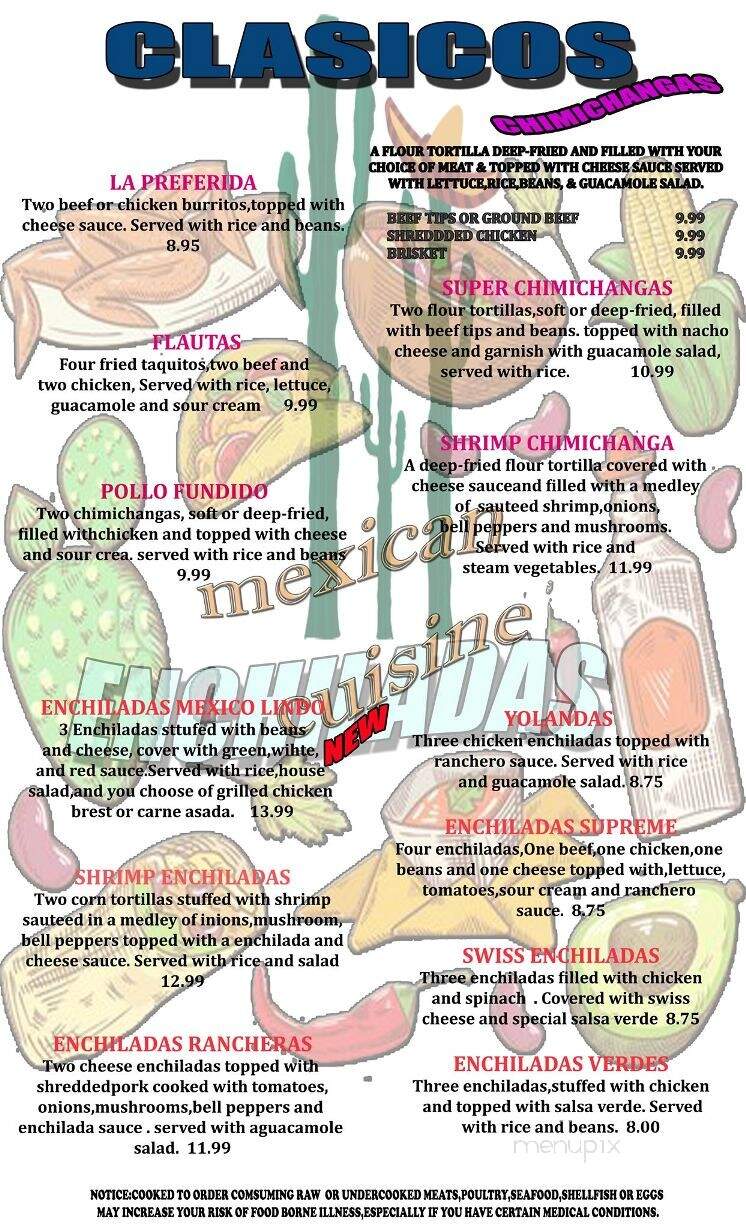 Sombreros Mexican Restaurant - Barnwell, SC menu_pic